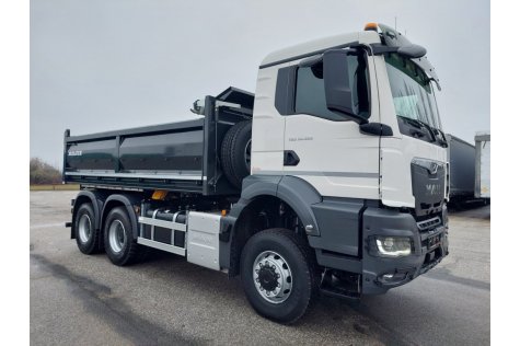 MAN TGS 33.520 6x6 BB s třístrannou sklápěcí nástavbou Molčík