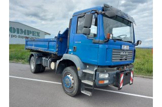 MAN TGM 18.280 4x4 BB + Meiller S3